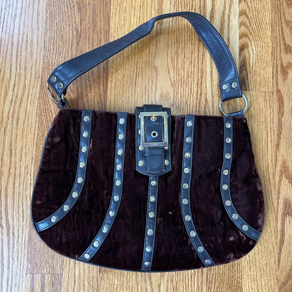 Ted Rossi NYC Velvet Stud Bag